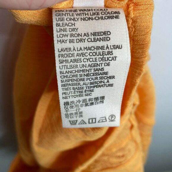 Free People Home Again Tie Back Crop Camisole in Cantaloupe Women’s Size Small - Picture 8 of 11